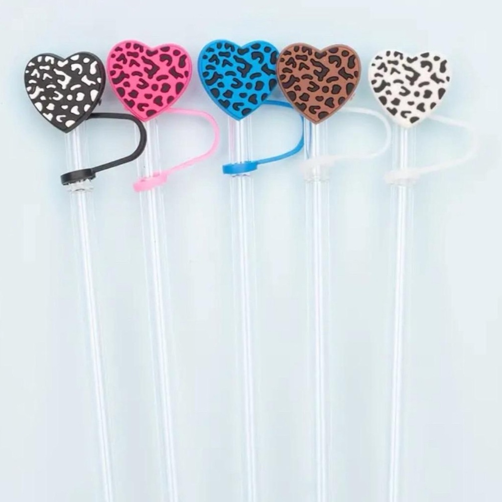 Heart Straw Lids